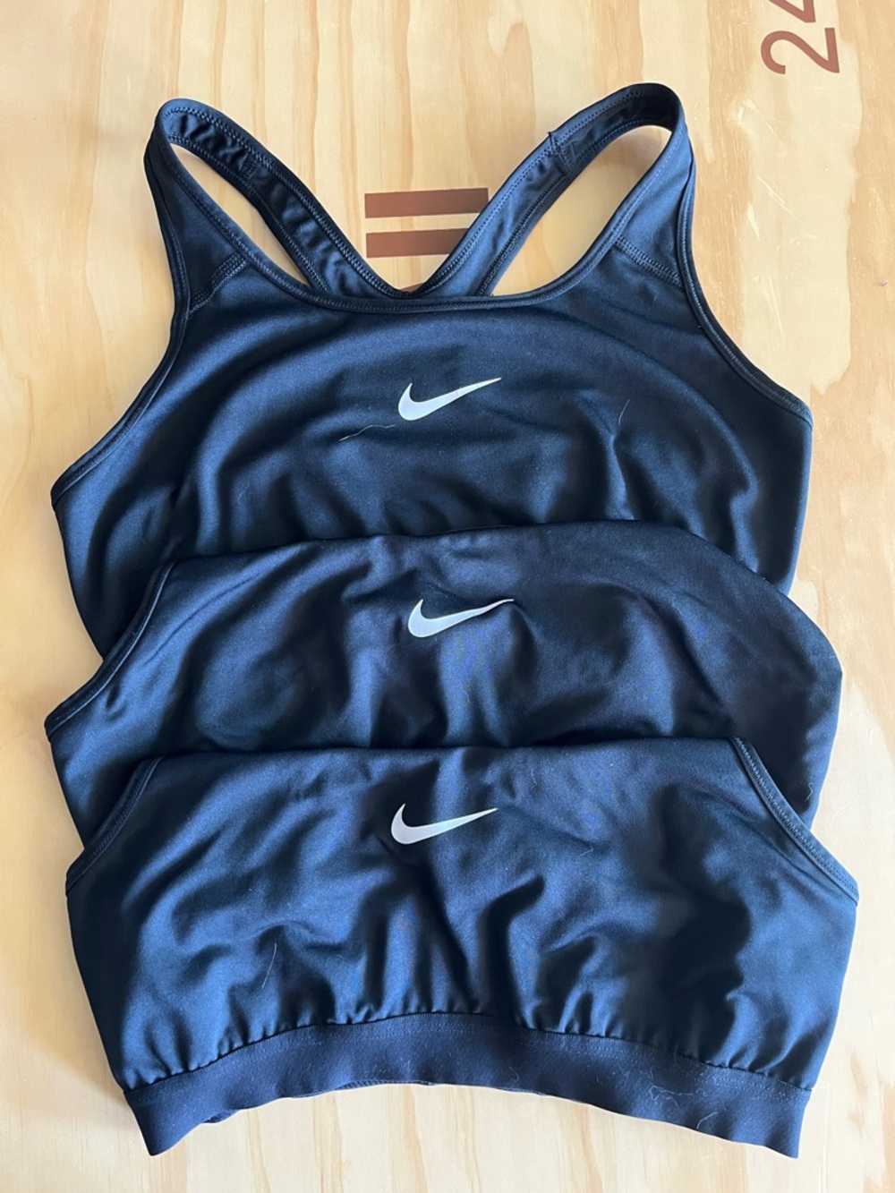 Nike Black Sports Bra 3-pack